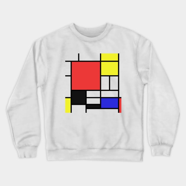 Mondrian Crewneck Sweatshirt by shamila